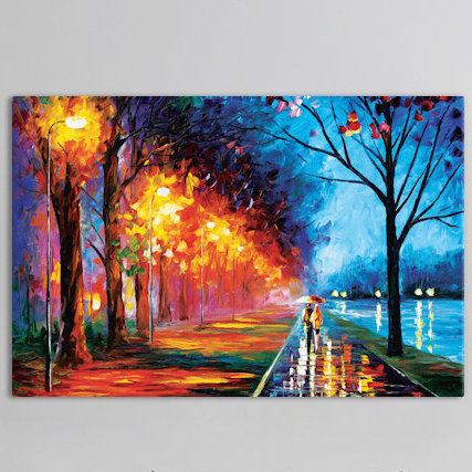 «Alley by The Lake II», reproduction d'art sur toile tendue, H 12 po x l 18 po x P 1,5 po