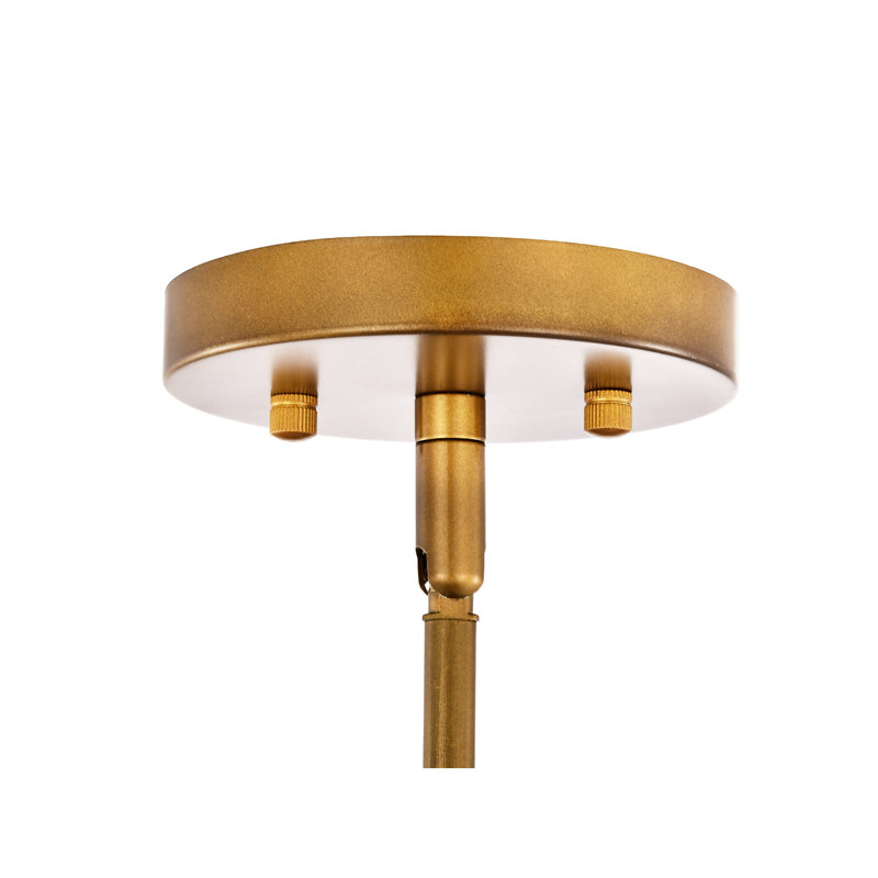Luminaire suspendu moderne 1 lumière en métal noir mat et laiton antique avec abat-jour en verre opale pour salle à manger ou îlot de cuisine