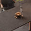 Table de salle à manger moderne et rétro en bois et pierre-106642100
