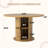 47" Storage Round Dining Table-51570838