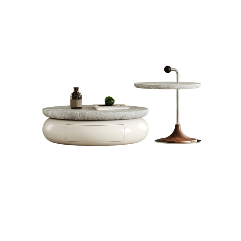 Ensemble de tables basses en marbre