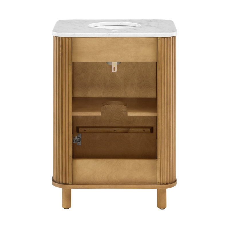 Kensington 24" Single Bathroom Vanity, Reeded Birch