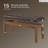 Rebecca Faux Leather Upholstered Bench