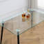 Plateau de table de salle à manger en verre trempé 51 po Modern Kitchen-1529523338