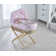 Moses Basket With Stand with Bedding with Mattress