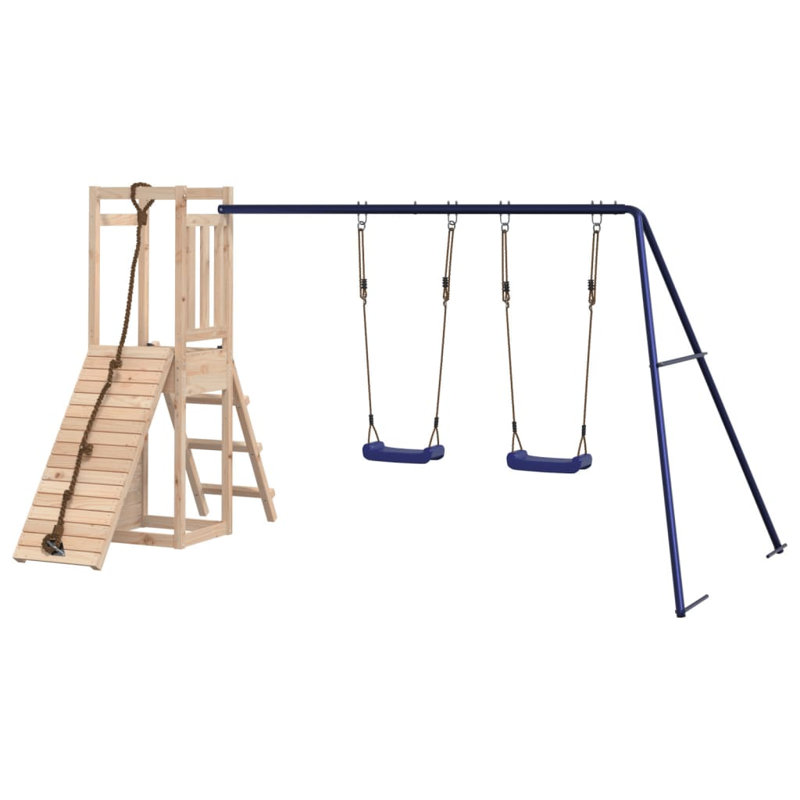 Gault Freeport Park Swing Set with, Brown