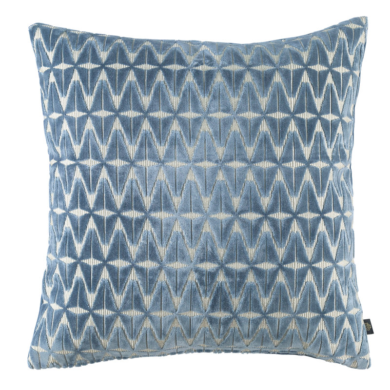 Housse de coussin Zenith, Bleu céramique
