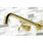 Kingston Brass Manhattan Two-Handle 3-Hole Wall Mount Roman Tub Faucet-59137456-115316197