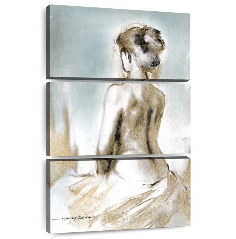 Leisha Figure In Golden Light II, 32" H x 20" W