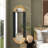 Adalaide Oval Wood Wall Mirror-651945537