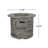 Outdoor 32" Round MgO Propane Fire Pit, Grey Top - 40,000 BTU