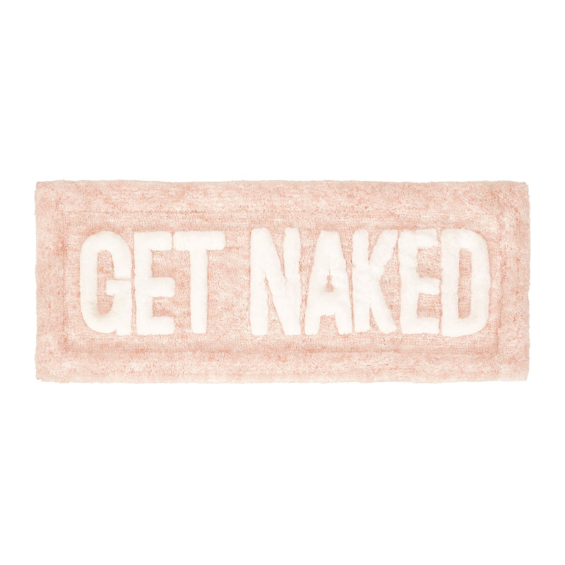 Tapis pour salle de bain Get NUE, Rosé, Simple - L 24 po x l 60 po