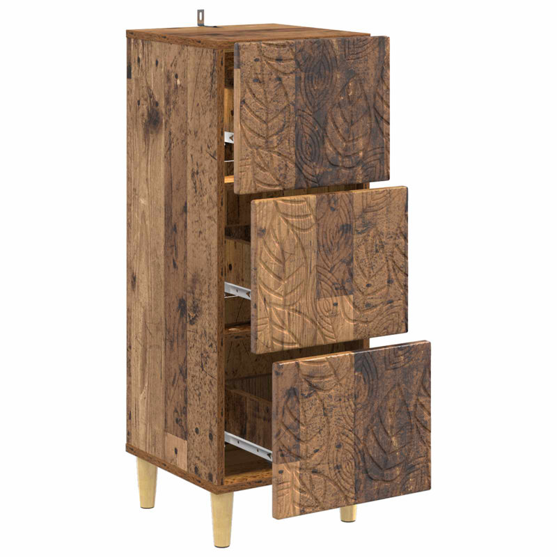 Rectangle Accent Chest, Old Wood
