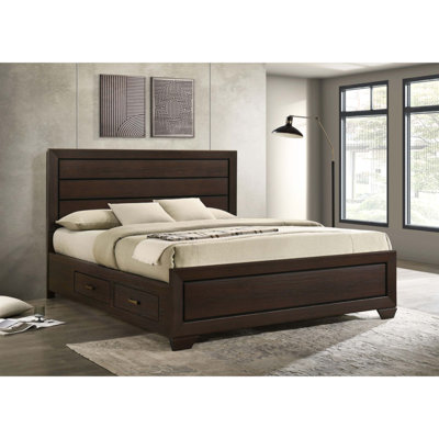 Queen Storage Panel Bed