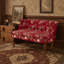 Fauteuil une place de style européen pour salon et garde-robe, rouge bordeaux-1309803604