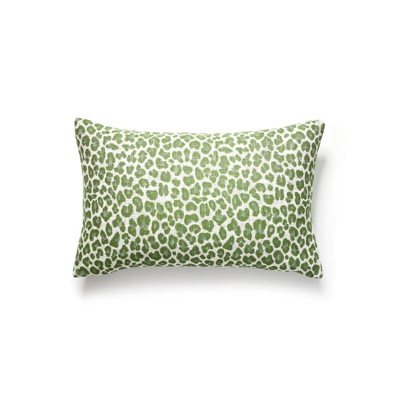 Backyard Bengal Lumbar Indoor/Outdoor Pillow Cover & Insert, Ivy