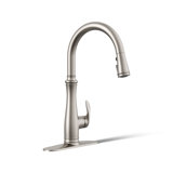 Kohler Bellera Touchless Pull Down Kitchen Faucet, Single-Handle Kitchen Sink Faucet with Three-Function Pull Down Sprayer