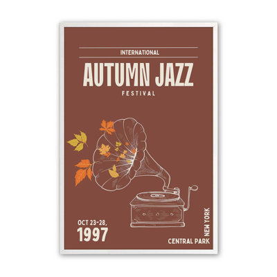 Autumn Jazz Festival, reproduction d'affiche