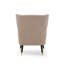 77Cm Wide Plush Velvet Modern Wingback Chair and Ottoman-1281189397-1281189398