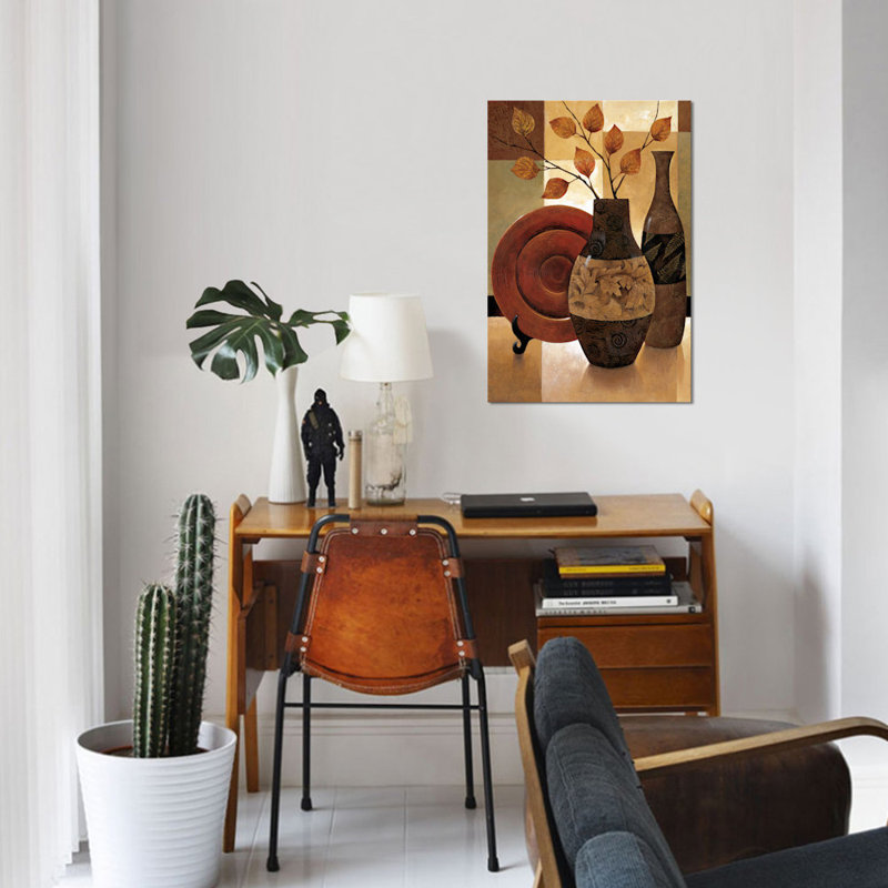 «Natures Patchwork I» par Keith Mallett, impression sur toile tendue sur châssis, H 40 po x l 26 po x P 1,5 po, Toile tendue