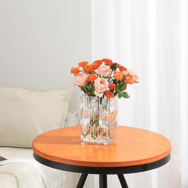 Carmelindo Glass Table Vase, Clear