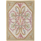 Hand-Knotted High-Quality Green Area Rug