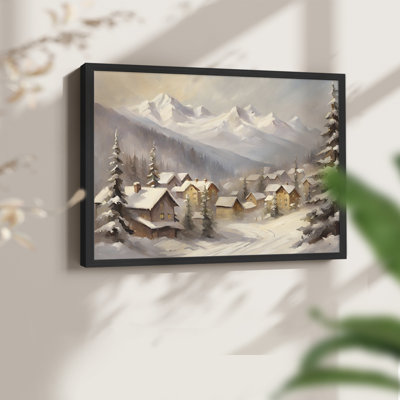 Paysages rétro-CV III - reproduction encadrée - réarmable