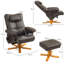 Shavondra Massage Recliner Chair with Footstool and Hidden Storage-760149204