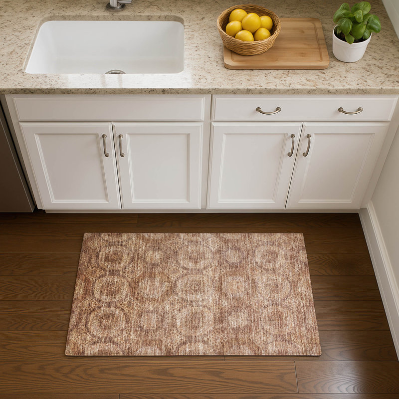 Premium Machine Washable Alaina AMF1925 Panels Rug, Rectangle 1'8" x 2'6"