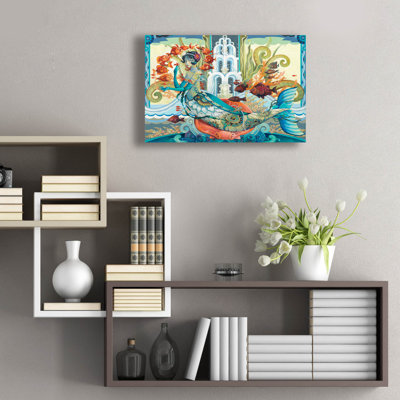 Highland Dunes 'Aquatic Flapper' by David Galchutt Acrylic Glass Wall Art