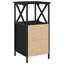 34cm W Manufactured Wood Bedside Table