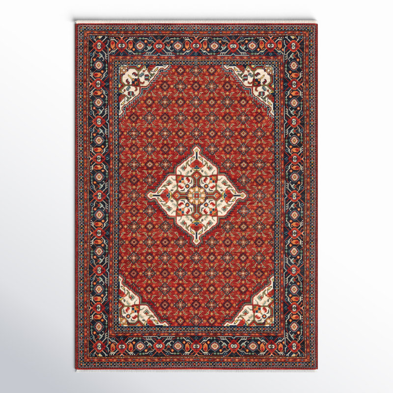 Collinsville Performance Oriental Indoor Rug, Rectangle 5'3" x 7'6"