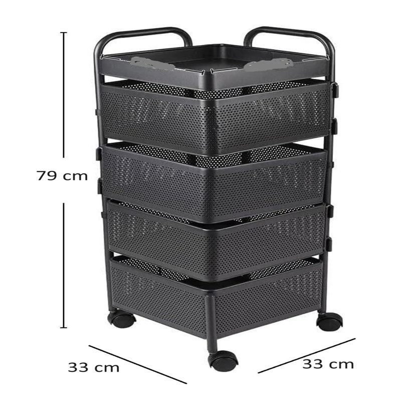 79cm H x 33cm W Utility Cart with Wheels