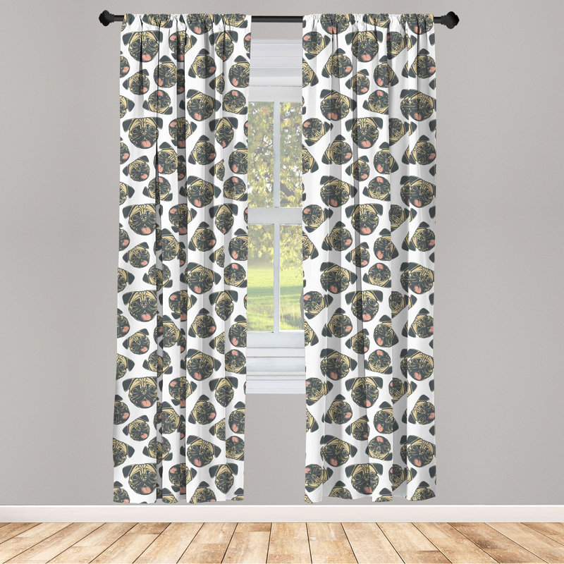 Semi-Sheer Rod Pocket Sliding Panel, 28" x 84"