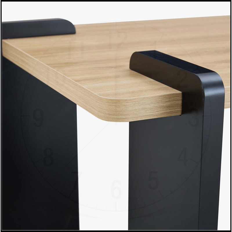 Table basse en panneau de fibres à densité moyenne, Bois naturel