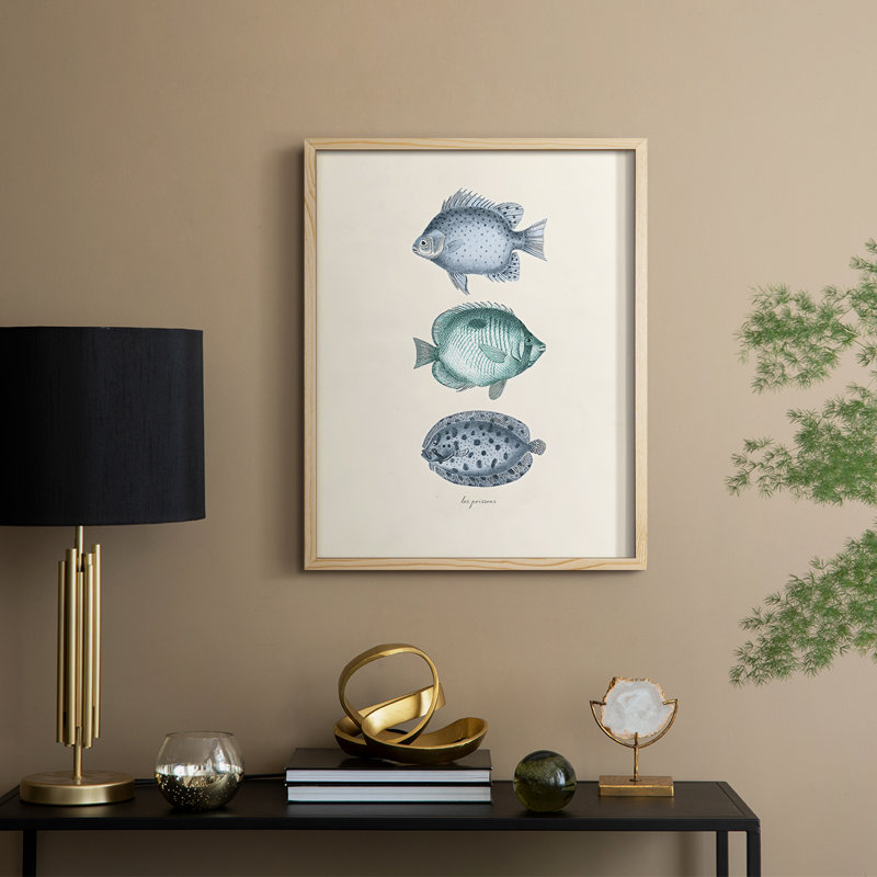 "Vintage Nautical Print XXIV", Naturel, H 11 po x l 9 po