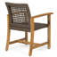 Ensemble de salle à manger d'extérieur en bois d'acacia Atkin