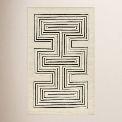 Orlie Hand Tufted Wool Brown Rug