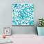  «Meditation Tiles 4» par Chariklia Zarris, art mural sur toile, 12 po x 12 po