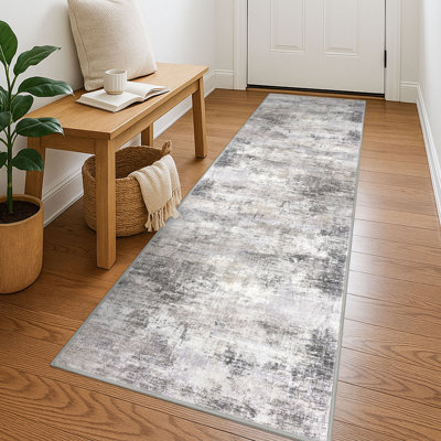 Washable Area Rugs Non Slip Bedroom Rug Living Room Rugs with Rubber Backing