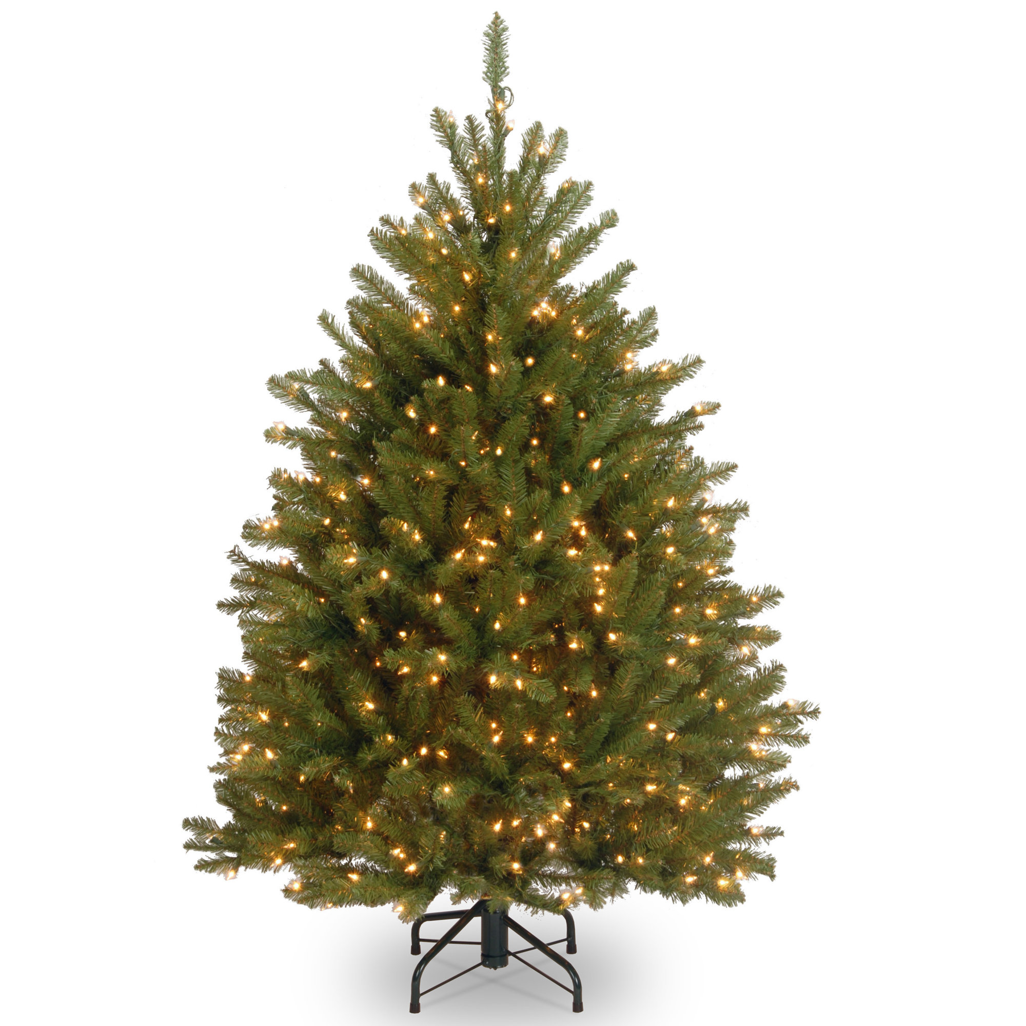  9ft. Dunhill Fir Tree with Clear Lights, Clear/White Lights, 4'