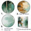 «Green and White Forest Echoes» sur impression sur toile-1327153576-1327153599