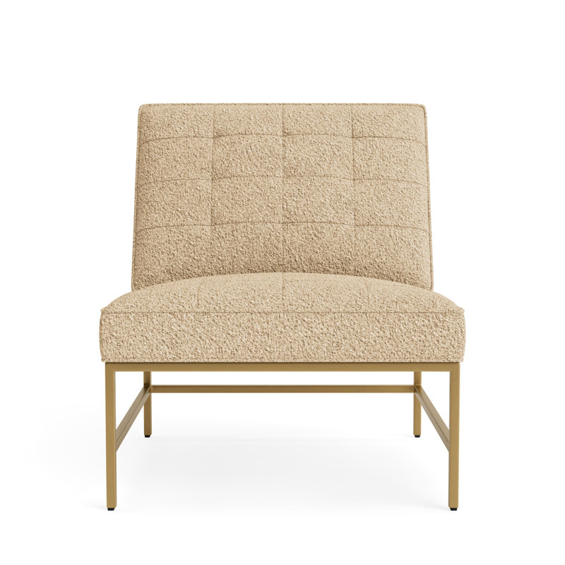 Major Chair, Brushed Brass, Berber - Dune