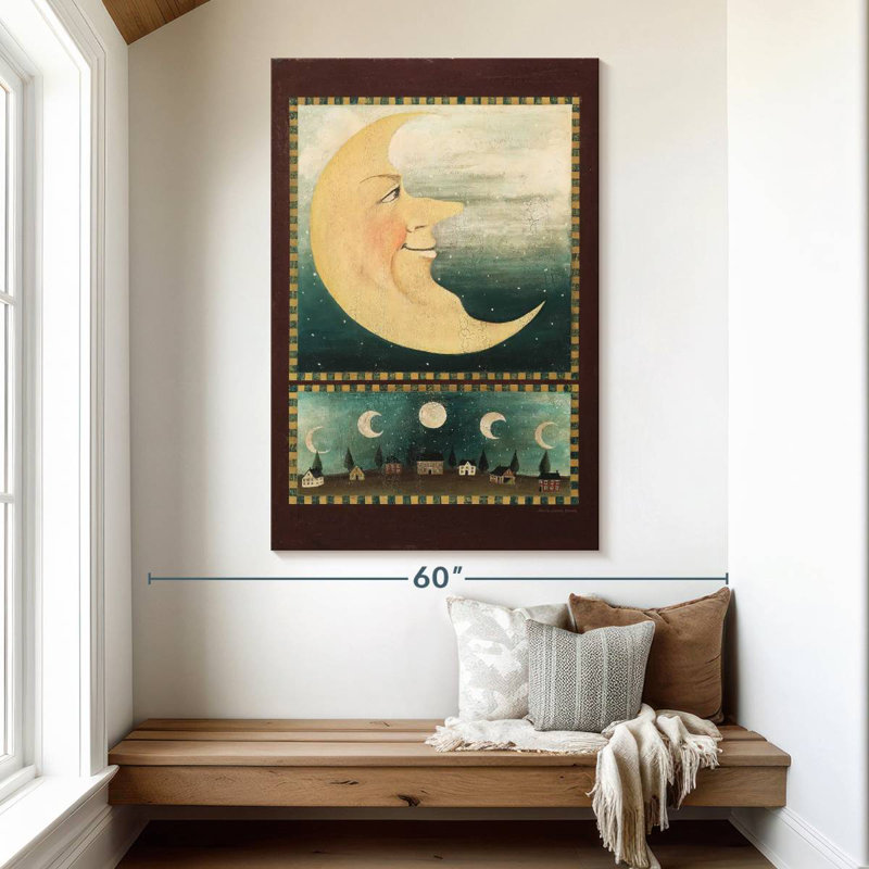 Oberle Moon Cycles, 51" H x 34" W