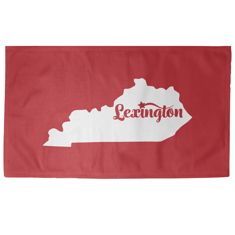 Tapis de zone rouge kentucky lexington, Rectangle 2 pi x 3 pi, Oui