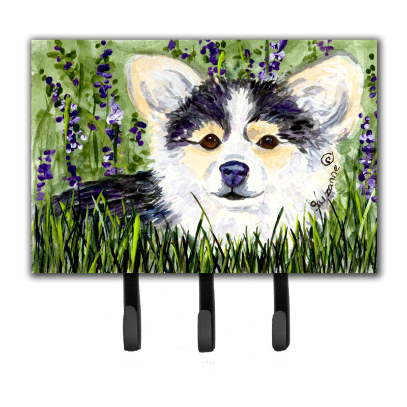 Porte-laisse chihuahua et crochet à clé