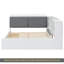 Lit plateforme en bois avec tête de lit, tablettes et 2 tiroirs-460657816-460657819