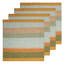 Vine Stripe Linen Striped Square Napkin