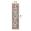 Tapis lavable antidérapant Transitional Medallion-579775110