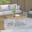 Table basse Bernabe en osier pour l'intérieur et l'extérieur-979777540